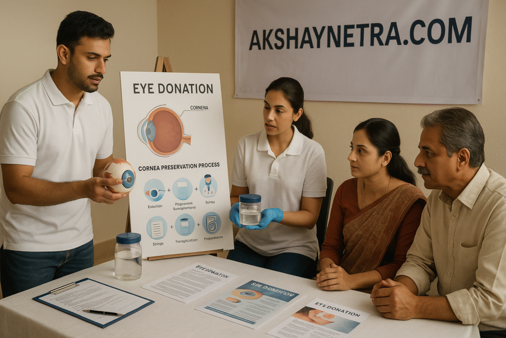 Eye bank functioning explained