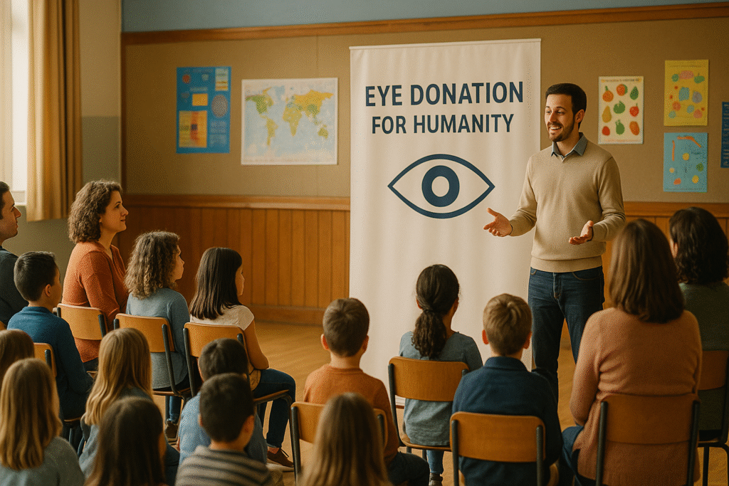 Eye donation for humanity