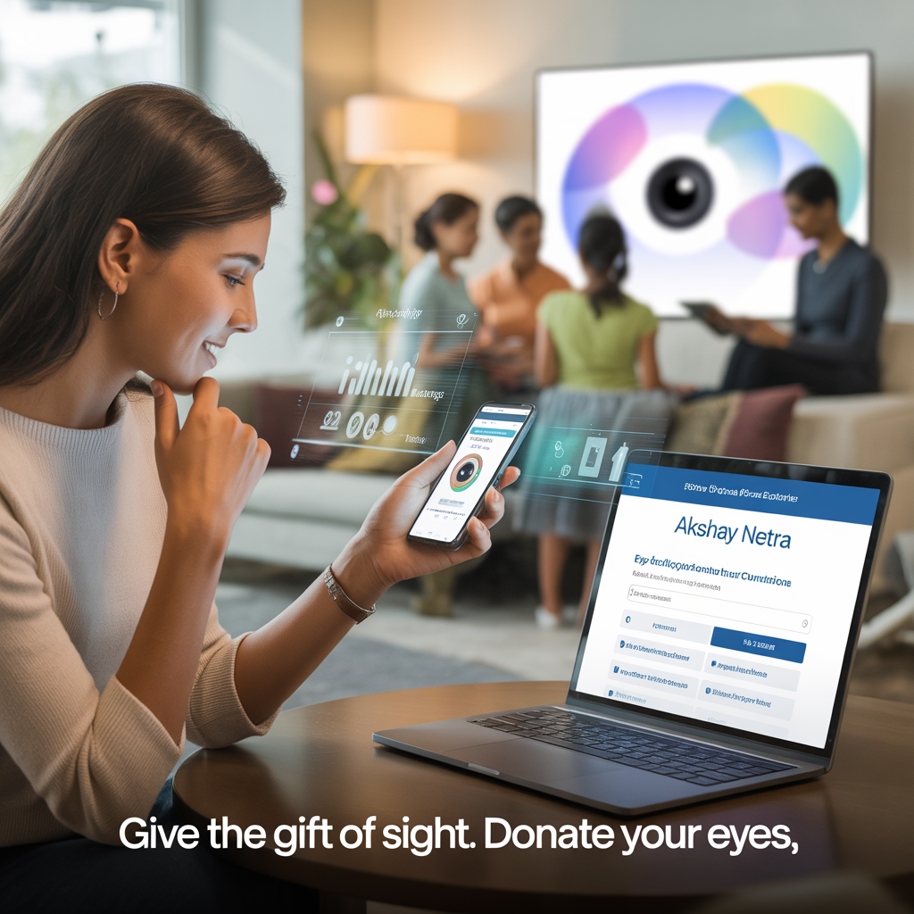Digital campaigns for eye donation