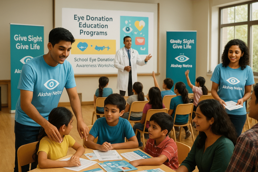 Eye donation education programs