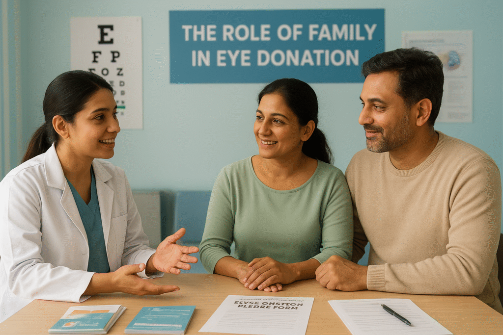 Role of family in eye donation